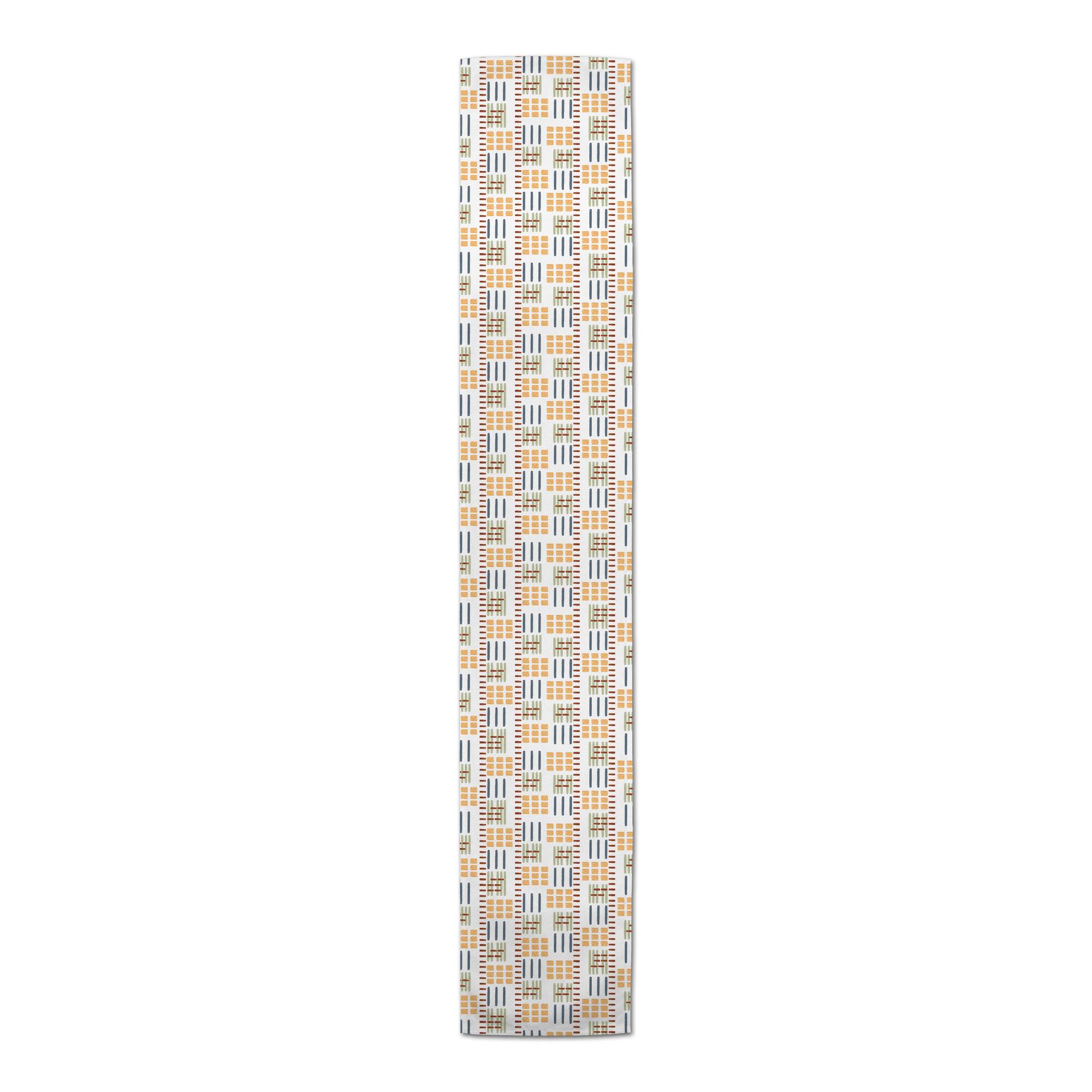 Abstract Textile Outdoor Table Runner